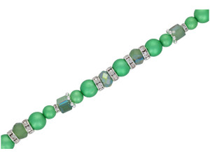Clearance - Was $10.29 - Jesse James Beads Limited Edition Classic Green Pantone Bead Strand Clearance - Was $10.29 - Jesse James Beads Limited Edition Classic Green Pantone Bead Strand