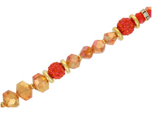 Clearance - Was $10.89 - Jesse James Beads Color Classics Orange Bead Strand Clearance - Was $10.89 - Jesse James Beads Color Classics Orange Bead Strand
