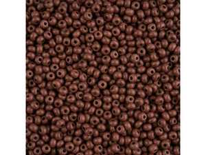 Preciosa Round Seed Bead/Pony Bead 2/0 5.5-Inch Tube - Terra