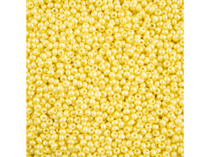 Preciosa Round Seed Bead 8/0 5.5-Inch Tube - Permalux Dyed Chalk