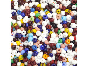 Preciosa Round Seed Bead 8/0 5.5-Inch Tube - Permalux Dyed Chalk