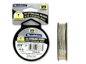 Beadalon 19 .024 10FT - Solid Silver Beadalon 19 .024 10FT - Solid Silver