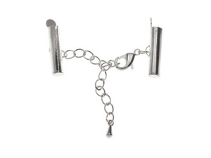 Beadalon 20mm Silver-Plated Brass Slide Connector Lobster Clasp Set Beadalon 20mm Silver-Plated Brass Slide Connector Lobster Clasp Set