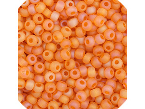 Preciosa Round Seed Bead 8/0 5.5-Inch Tube - Permalux Dyed Chalk