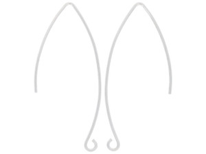Artbeads Sterling Silver Upside Down V Curved Earwire with Dangle Loop (Pair) Artbeads Sterling Silver Upside Down V Curved Earwire with Dangle Loop (Pair)