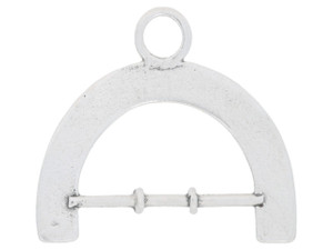 Artbeads Sterling Silver Geometric Arch with Connecting Bar in Center Artbeads Sterling Silver Geometric Arch with Connecting Bar in Center