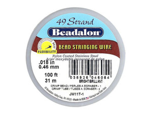 Buy in Bulk - 12 Pack: Beadalon® 49 Strand Bright Bead Stringing Wire