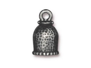 TierraCast Antique Pewter 8mm Palace Cord End Cap TierraCast Antique Pewter 8mm Palace Cord End Cap