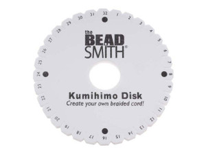 The Beadsmith Lightweight Kumihimo Round Disc Disk For Japanese Braiding and Cording The Beadsmith Lightweight Kumihimo Round Disc Disk For Japanese Braiding and Cording