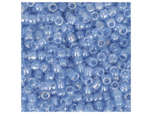 TOHO RE:Glass Round Seed Beads 11/0 : Luster Blue - 2.5" Tube TOHO RE:Glass Round Seed Beads 11/0 : Luster Blue - 2.5" Tube