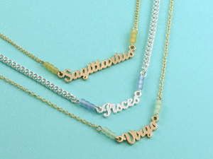 Zodiac Statement Necklaces Zodiac Statement Necklaces