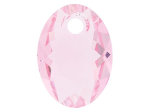 Clearance - Was $3.29 - PRESTIGE 6438 11mm Elliptic Cut Crystal Pendant Light Rose Clearance - Was $3.29 - PRESTIGE 6438 11mm Elliptic Cut Crystal Pendant Light Rose