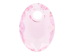 Clearance - Was $2.19 - PRESTIGE 6438 9mm Elliptic Cut Crystal Pendant Light Rose Clearance - Was $2.19 - PRESTIGE 6438 9mm Elliptic Cut Crystal Pendant Light Rose
