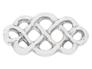 Artbeads Sterling Silver Criss-Cross Link Artbeads Sterling Silver Criss-Cross Link