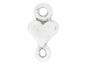 Artbeads Sterling Silver Heart Charm with Dangle Artbeads Sterling Silver Heart Charm with Dangle