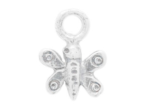 Artbeads Sterling Silver Tiny Detailed Butterfly Charm Artbeads Sterling Silver Tiny Detailed Butterfly Charm
