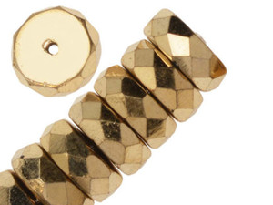 Clearance - Was $20.79 - Czech Fire-Polish Glass Beads, Rondelle 10x4mm, Aurum Gold Full-Coat Clearance - Was $20.79 - Czech Fire-Polish Glass Beads, Rondelle 10x4mm, Aurum Gold Full-Coat