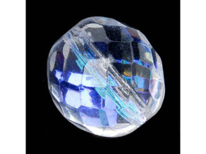 Czech Fire-Polish Glass Beads 14mm Round Crystal AB Czech Fire-Polish Glass Beads 14mm Round Crystal AB
