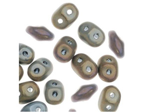 Czech Glass SuperDuo, 2-Hole Beads 2x5mm, Matte Brown Iris (2.5" Tube) Czech Glass SuperDuo, 2-Hole Beads 2x5mm, Matte Brown Iris (2.5" Tube)