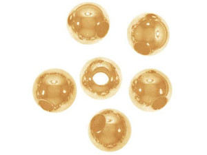 14K Gold FIlled Seamless Round Beads 6mm (4 pcs) 