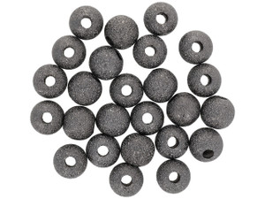 Gunmetal Plated Stardust Sparkle Round Beads 8mm (4 pcs) Gunmetal Plated Stardust Sparkle Round Beads 8mm (4 pcs)