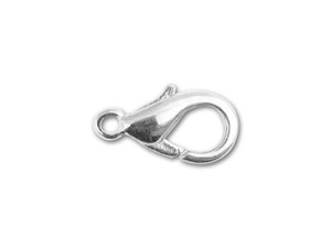 4 pcs 925 Sterling Silver Rectangle Lobster Claw Clasps 8mm