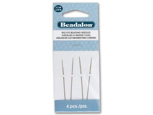 16 Pieces Beading Needles, Seed Beads Needles Beading Embroidery Needles Big Eye Collapsible Beading Needles Set for Jewelry Making with Needle