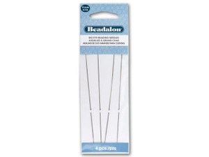 Beadalon Stainless Steel Big Eye Needles 4.5 Inch (Length 4 Pack) Beadalon Stainless Steel Big Eye Needles 4.5 Inch (Length 4 Pack)