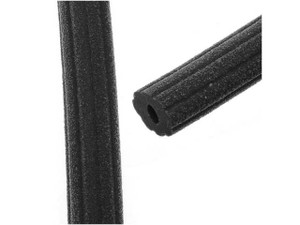 Clearance - Was $0.37 - Corduroy Rubber Cord 10x6.5mm, Black, by Regaliz, (1 inch) Clearance - Was $0.37 - Corduroy Rubber Cord 10x6.5mm, Black, by Regaliz, (1 inch)