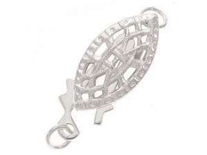 Sterling Silver Filigree Pearl Clasp 15x6mm (1 pcs) Sterling Silver Filigree Pearl Clasp 15x6mm (1 pcs)