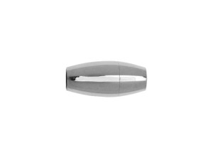 Magnetic Clasps, Oval Barrel 17x8mm, Fits 4mm Round Cord, Stainless Steel (1 Set) Magnetic Clasps, Oval Barrel 17x8mm, Fits 4mm Round Cord, Stainless Steel (1 Set)
