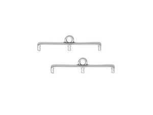 Cymbal Bead Endings for 11/0 Delica & Round Beads, Topolia III, 5.5x23mm, Antiqued Silver Plated (2 Pieces) Cymbal Bead Endings for 11/0 Delica & Round Beads, Topolia III, 5.5x23mm, Antiqued Silver Plated (2 Pieces)