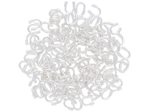 Wire & Thread Protectors, 144 Pieces, Silver Color (.019 Inch Loops)