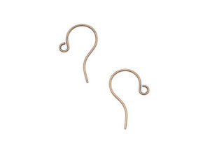 Earring Findings, French Ear Wire Hook 16mm, Antiqued Brass (20 Pcs) Earring Findings, French Ear Wire Hook 16mm, Antiqued Brass (20 Pcs)