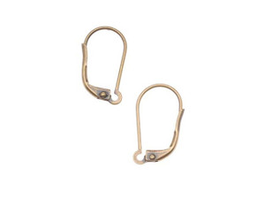 Earring Findings, Interchangeable Lever-Backs 17x9mm, Antiqued Brass (5 Pairs) Earring Findings, Interchangeable Lever-Backs 17x9mm, Antiqued Brass (5 Pairs)