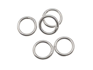 Sterling Silver Closed Jump Rings 5mm 20 Gauge (10 pcs) Sterling Silver Closed Jump Rings 5mm 20 Gauge (10 pcs)