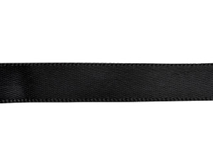 Satin Ribbon 3/4 wide - Black