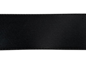 Black 7/8 Inch Satin Ribbon by the Foot Black 7/8 Inch Satin Ribbon by the Foot
