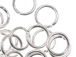 Silver Plated Open Jump Rings 7mm 18 Gauge