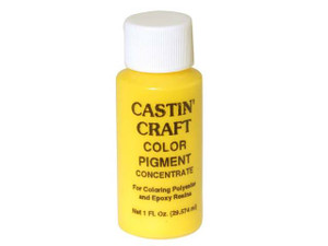 Clearance - Was $9.49 - CASTIN CRAFT Casting Epoxy Resin Opaque Yellow Pigment Dye 1 Oz Clearance - Was $9.49 - CASTIN CRAFT Casting Epoxy Resin Opaque Yellow Pigment Dye 1 Oz