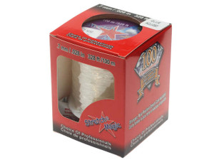 Stretch Magic Cord with Hypo Cement Glue, Round .7mm (.028 Inch) Thick, 100 Meter Spool, Clear Stretch Magic Cord with Hypo Cement Glue, Round .7mm (.028 Inch) Thick, 100 Meter Spool, Clear