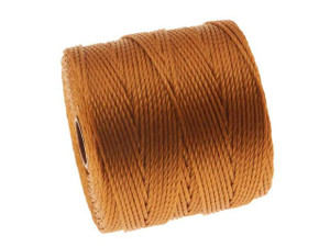 Super-Lon, S-Lon, Cord - Size 18 Twisted Nylon - Gold / 77 Yard Spool