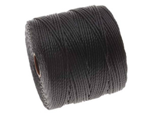 Super-Lon, S-Lon, Cord - Size 18 Twisted Nylon - Black / 77 Yard Spool Super-Lon, S-Lon, Cord - Size 18 Twisted Nylon - Black / 77 Yard Spool
