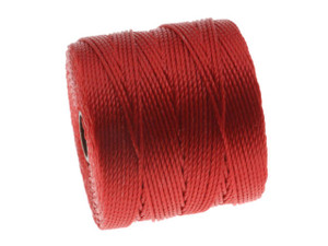 Super-Lon, S-Lon, Cord - Size 18 Twisted Nylon - Shanghai Red / 77 Yard Spool Super-Lon, S-Lon, Cord - Size 18 Twisted Nylon - Shanghai Red / 77 Yard Spool