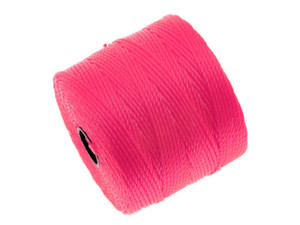 Super-Lon, S-Lon, Cord - Size #18 Twisted Nylon - Neon Pink (77 Yards) Super-Lon, S-Lon, Cord - Size #18 Twisted Nylon - Neon Pink (77 Yards)