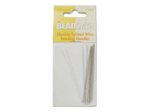 The Beadsmith Beading Needles, Flexible Twisted Wire FINE (50 Pack) The Beadsmith Beading Needles, Flexible Twisted Wire FINE (50 Pack)
