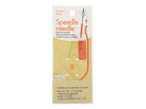 Speedle Needle, For 15/0 & 11/0 Seed Beads, 2 Needles, Stainless Steel Speedle Needle, For 15/0 & 11/0 Seed Beads, 2 Needles, Stainless Steel