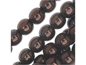 Czech Glass Druk Round 6mm 'Metallic Amethyst Luster' (50 pcs) Czech Glass Druk Round 6mm 'Metallic Amethyst Luster' (50 pcs)