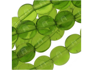 Czech Glass Druk Round Beads 8mm Olivine Green (1 Strand) Czech Glass Druk Round Beads 8mm Olivine Green (1 Strand)