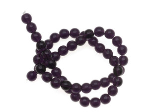 Czech Glass Druk Round Beads 6mm Dark Amethyst (50 pcs) Czech Glass Druk Round Beads 6mm Dark Amethyst (50 pcs)